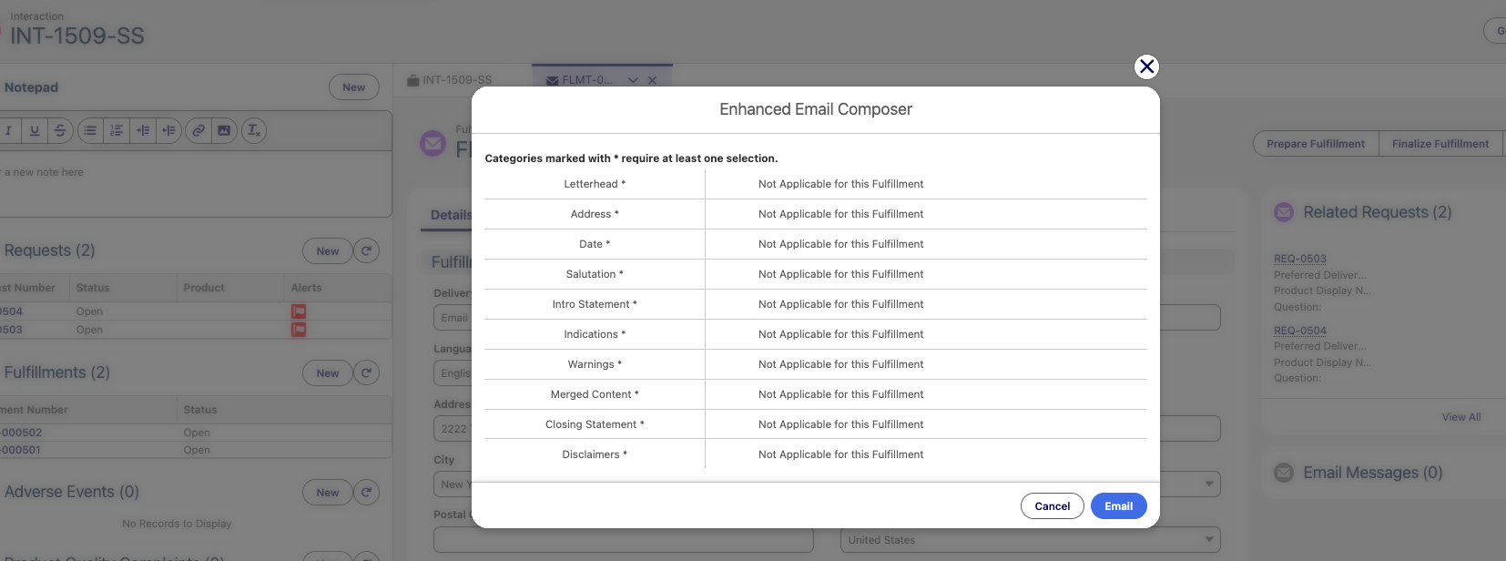 Enhanced Email Composer