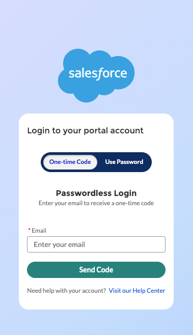 Passwordless login