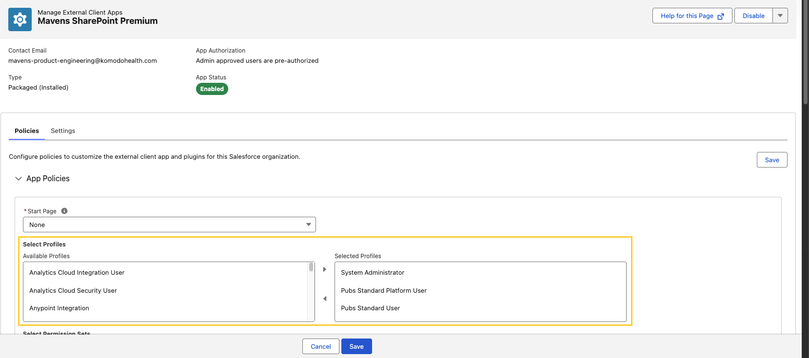 Select Profiles