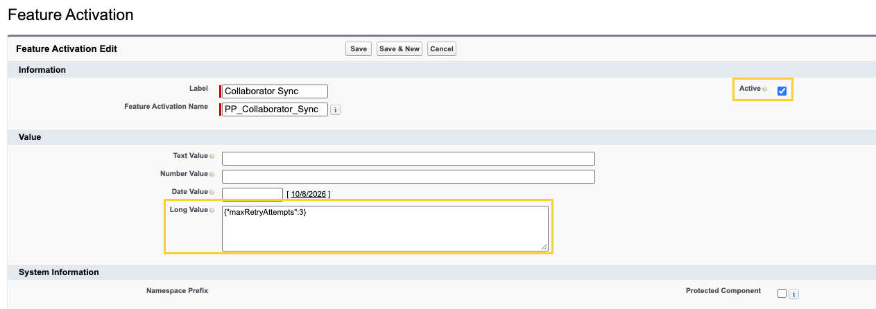 Collaborator Sync edit box